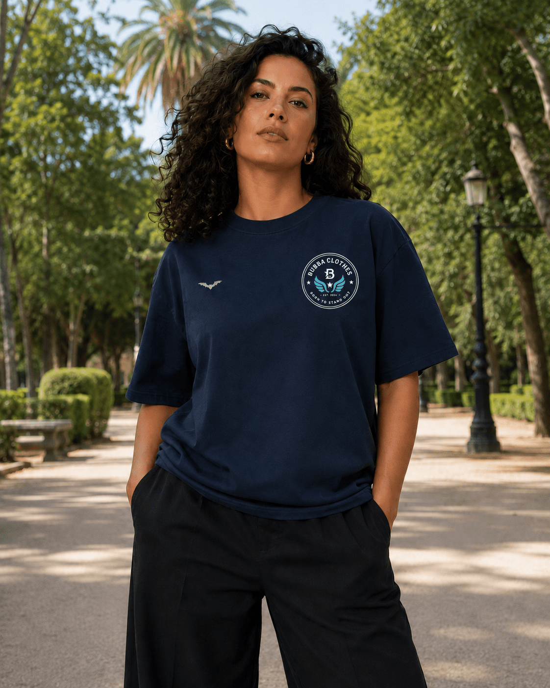 Camiseta Oversize VALÈNCIA VLC–08 – La Terra del Sol i del Foc - Bubbaclothes