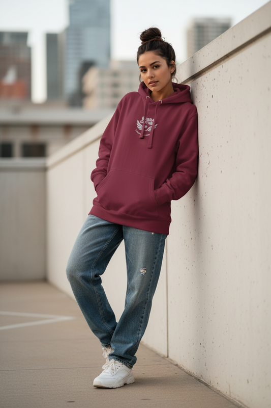 Sudadera BubbaClothes modelo femenino