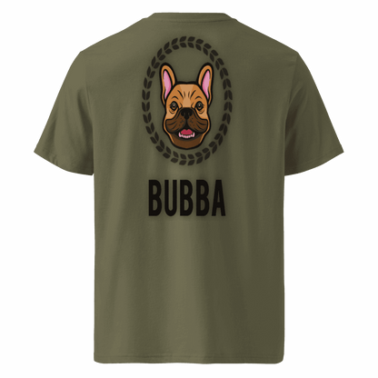 unisex-organic-cotton-t-shirt-khaki-back-695f678180b13