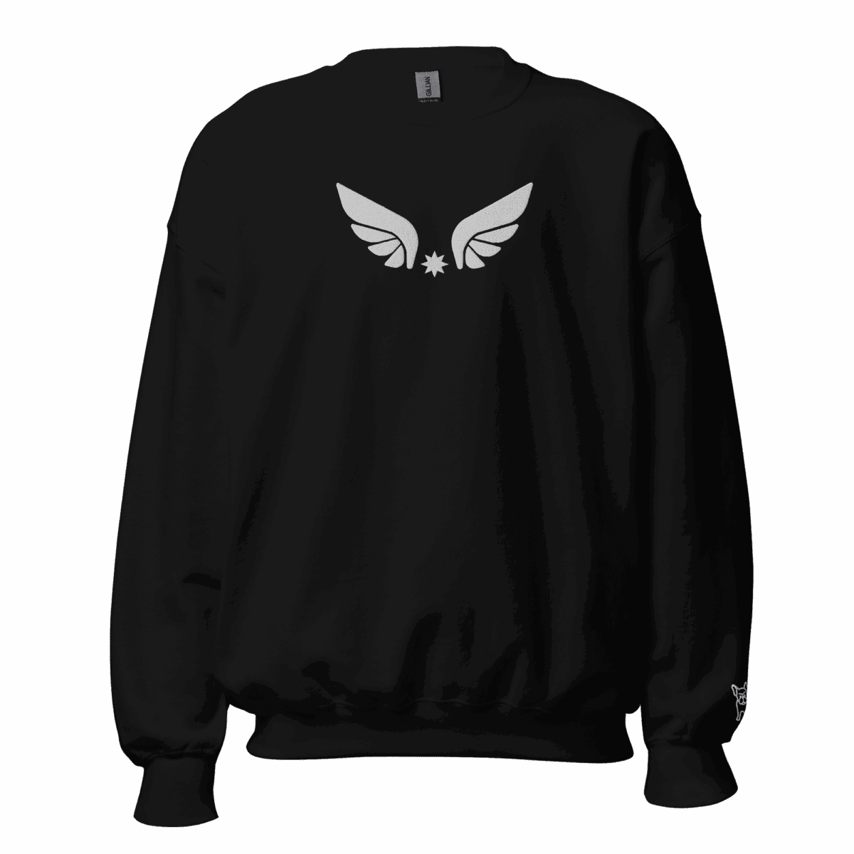 unisex-crew-neck-sweatshirt-black-front-695f6b36aec7c