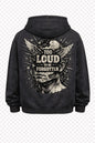sudadera oversize BubbaClothes Too Loud Premium Edition parte delantera since 2024 streetwear