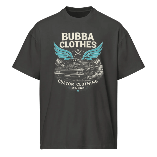 camiseta oversize bubbaclothes the original negra streetwear