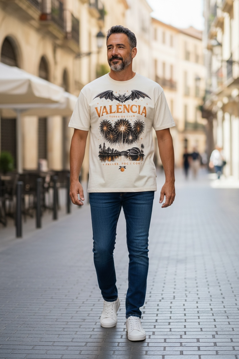 Camiseta Oversize “Terra de Llum” – Edición Valencia