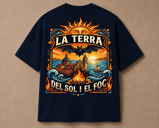 Camiseta Oversize Unisex | La Terra del Sol i el Foc