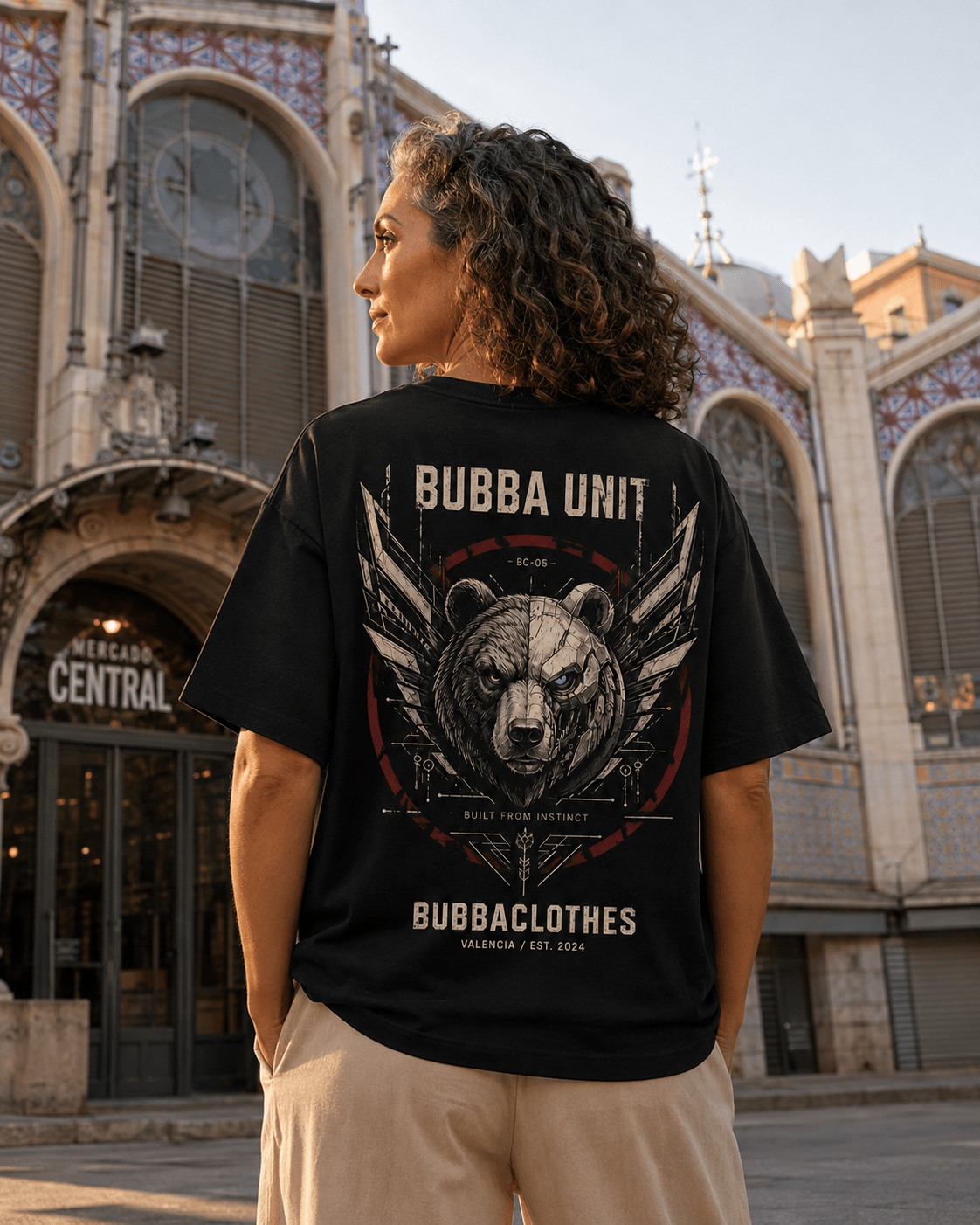 Camiseta Oversize HYBRID INSTINCT – Bubba Unit - Bubbaclothes