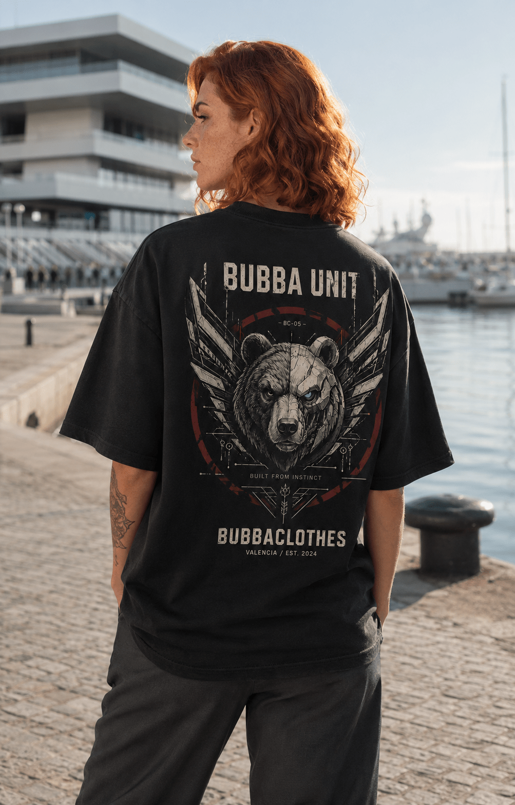 Camiseta Oversize HYBRID INSTINCT – Bubba Unit - Bubbaclothes