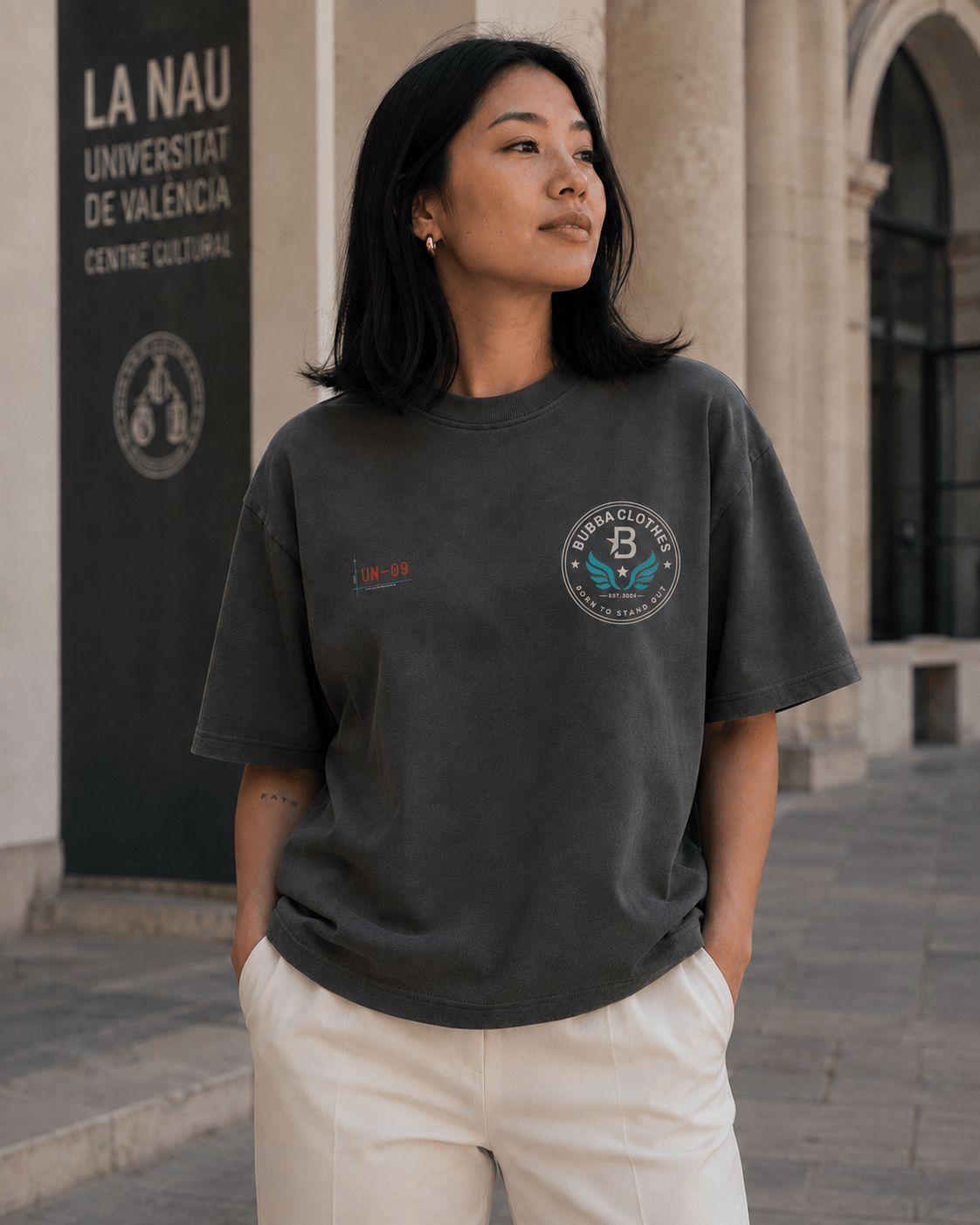 Camiseta Oversize UNSTOPPABLE UN–09 – No Limits / No Excuses - Bubbaclothes