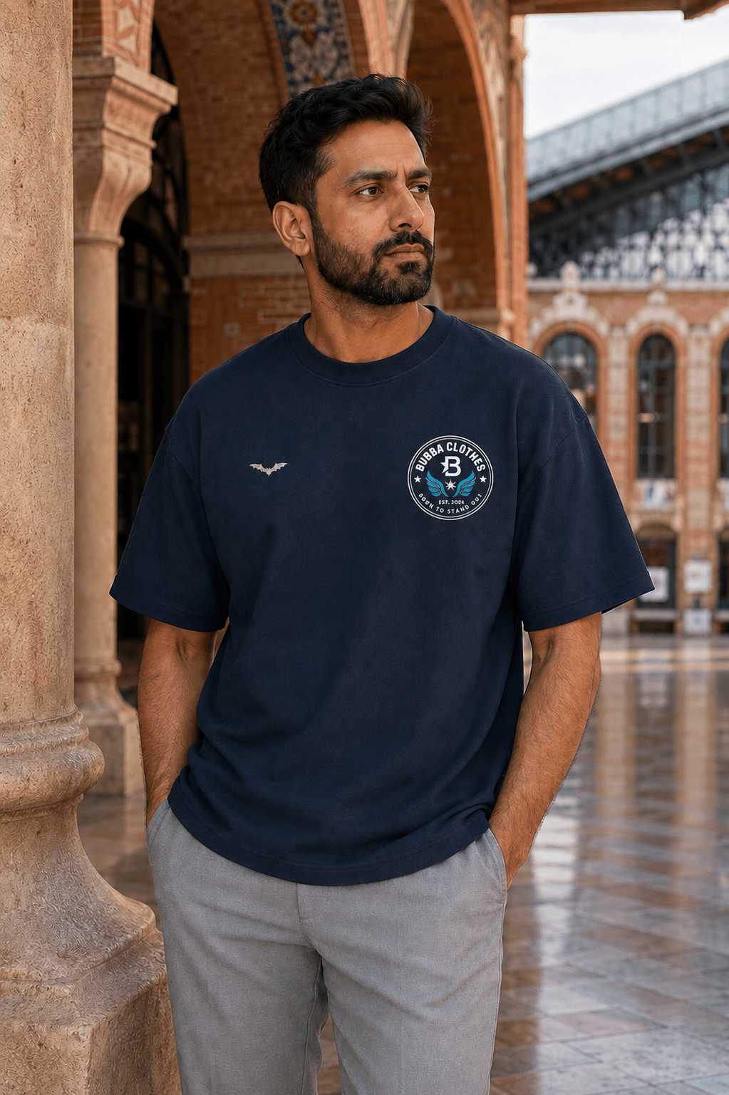 Camiseta Oversize VALÈNCIA VLC–08 – La Terra del Sol i del Foc - Bubbaclothes