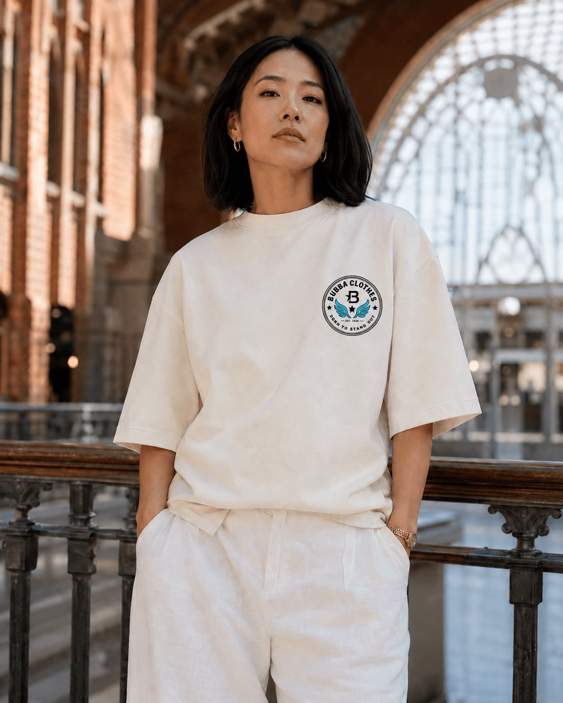 Camiseta Oversize Born To Stand Out – Anomaly 07 - Bubbaclothes
