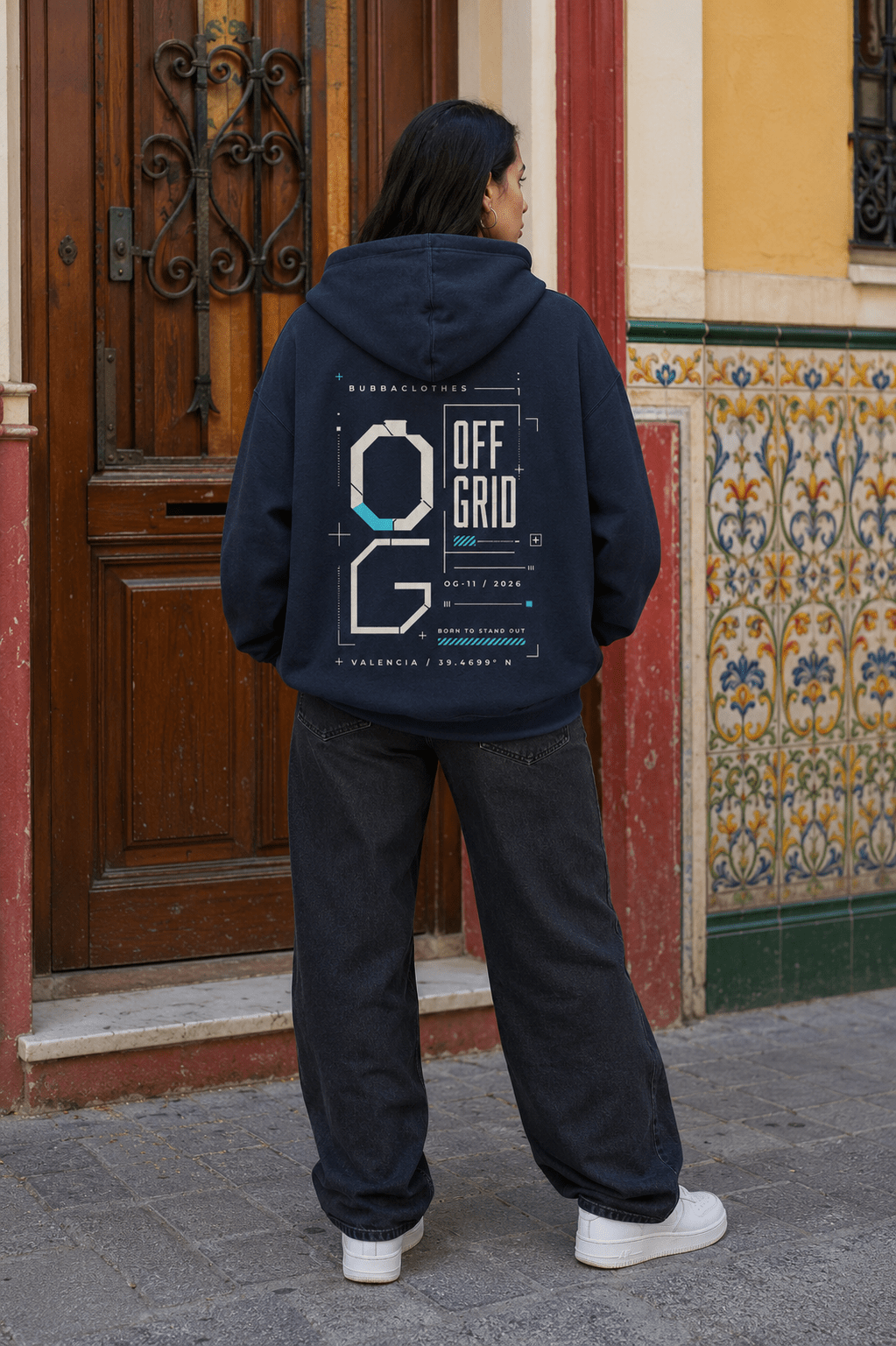 Sudadera Oversize OFF GRID  | BubbaClothes