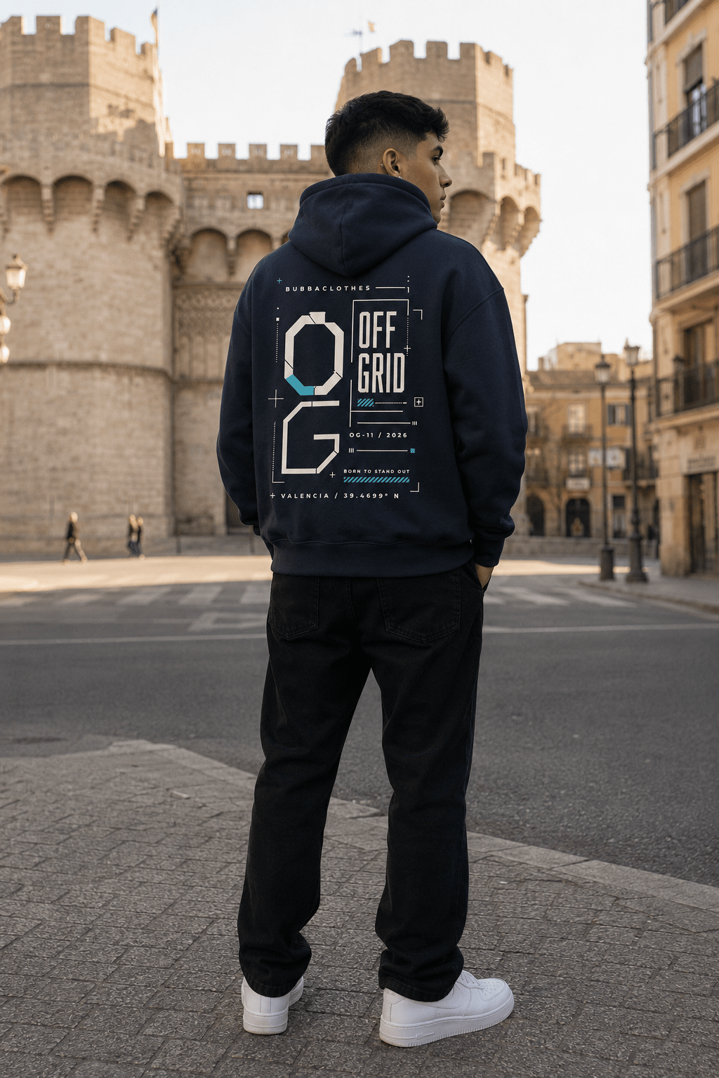 Sudadera Oversize OFF GRID  | BubbaClothes
