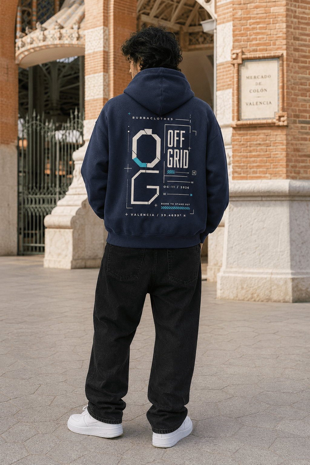 Sudadera Oversize OFF GRID  | BubbaClothes