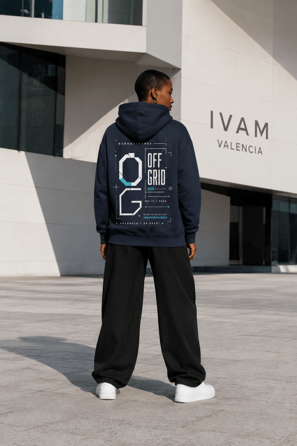 Sudadera Oversize OFF GRID  | BubbaClothes
