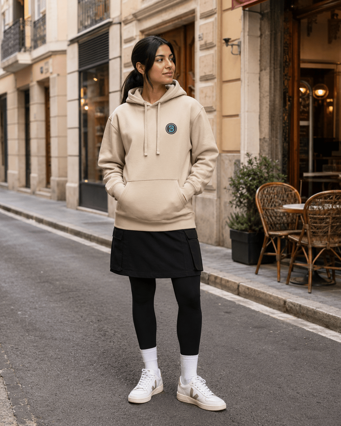 Sudadera Streetwear Stray Shift – Sand Edition | BubbaClothes