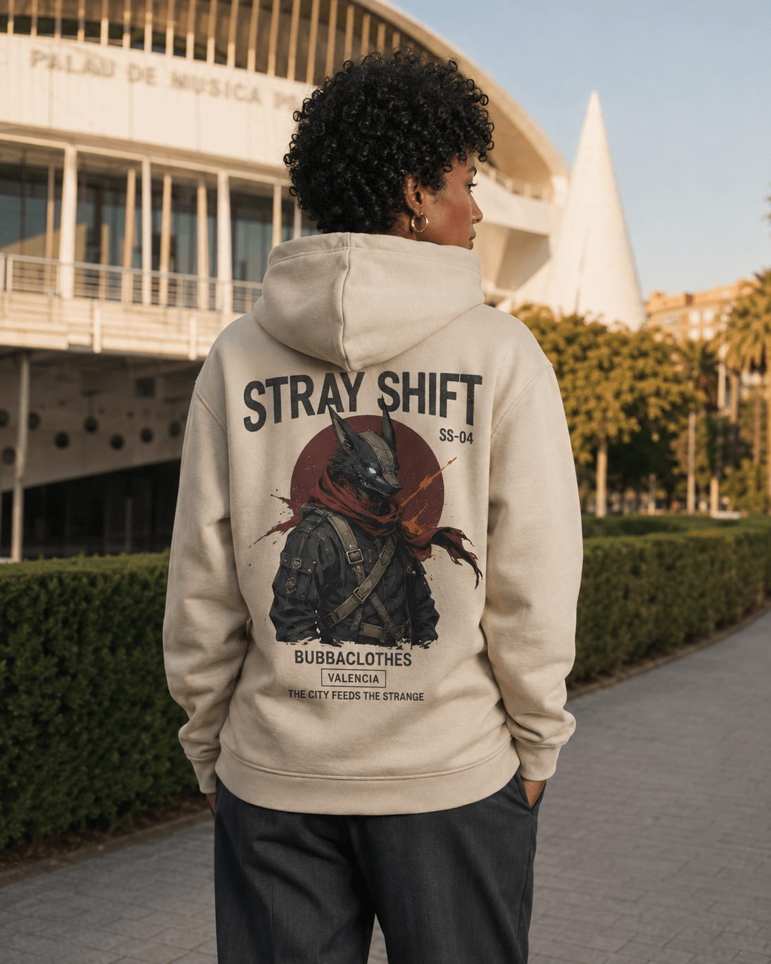 Sudadera Streetwear Stray Shift – Sand Edition | BubbaClothes