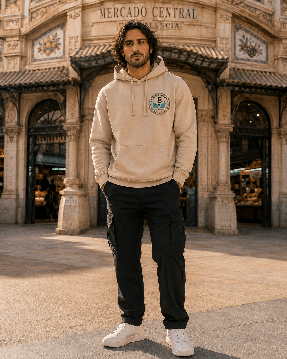 Sudadera Streetwear Stray Shift – Sand Edition | BubbaClothes - Bubbaclothes