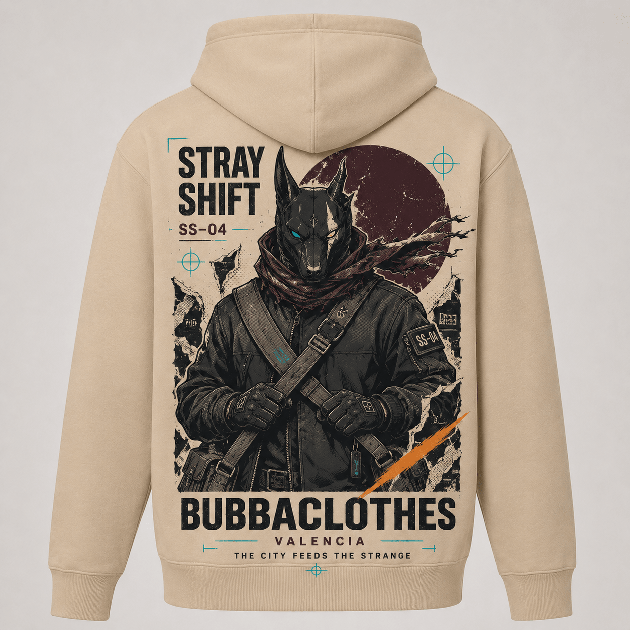 Sudadera Streetwear Stray Shift – Sand Edition | BubbaClothes